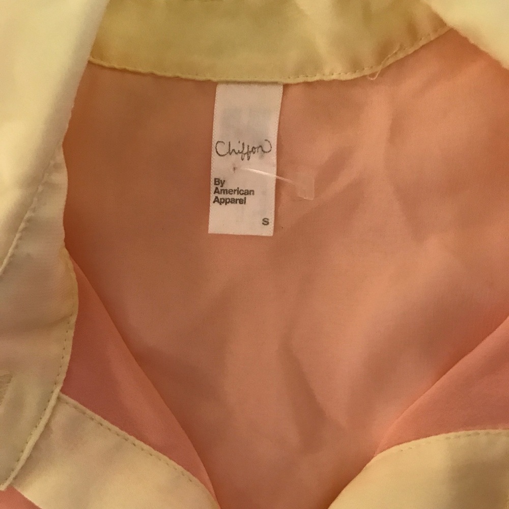 American Apparel Chiffon Top - Picture 3 of 3